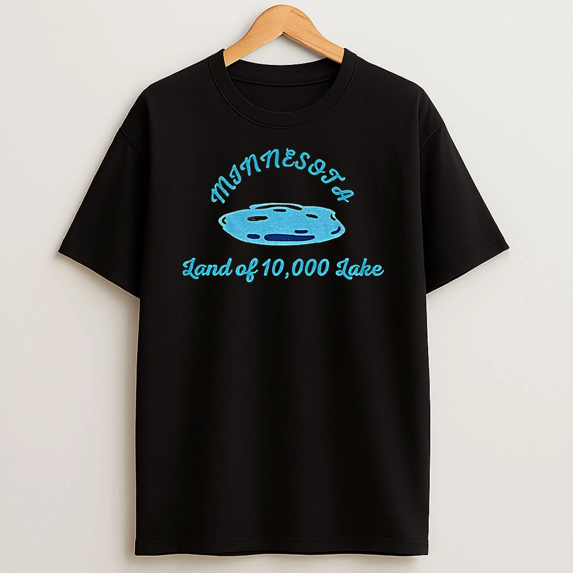 Minnesota Land Of 10 000 Lakes Retro Lake T Shirt