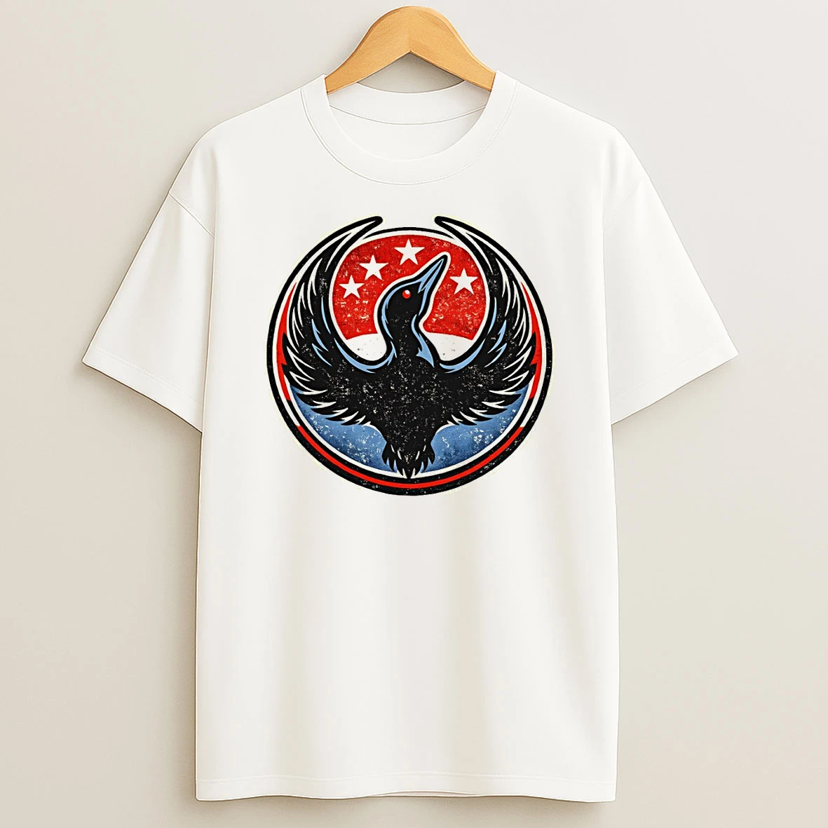 Minnesota Rebel Mn State Bird Loon Protest Vintage T Shirt