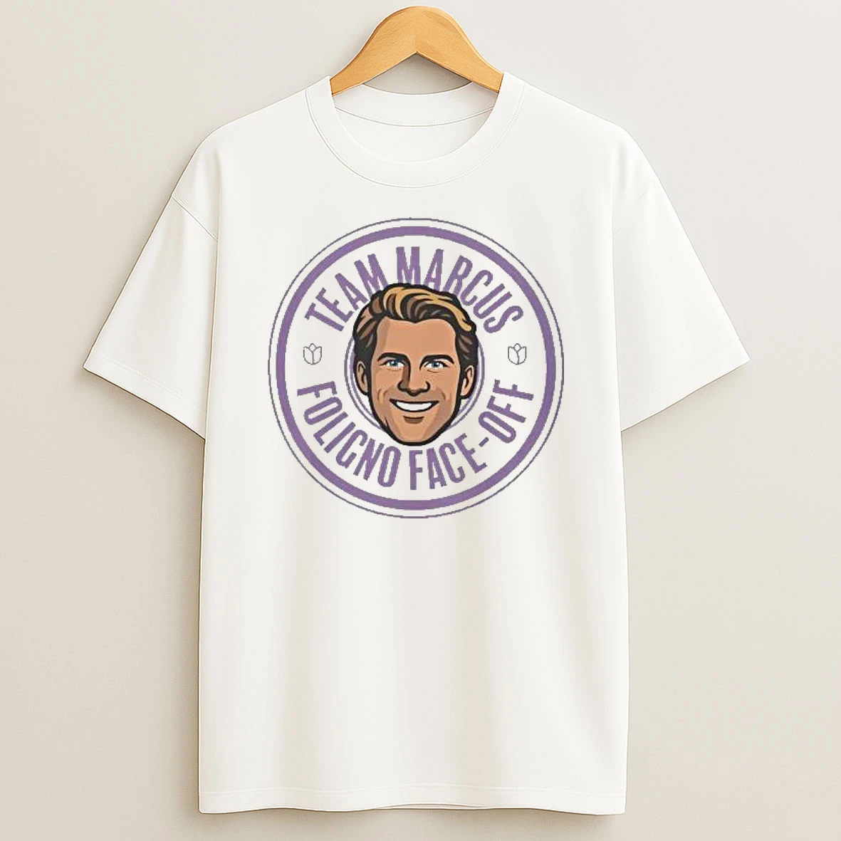 Minnesota Wild Team Marcus Foligno Face Off T Shirt