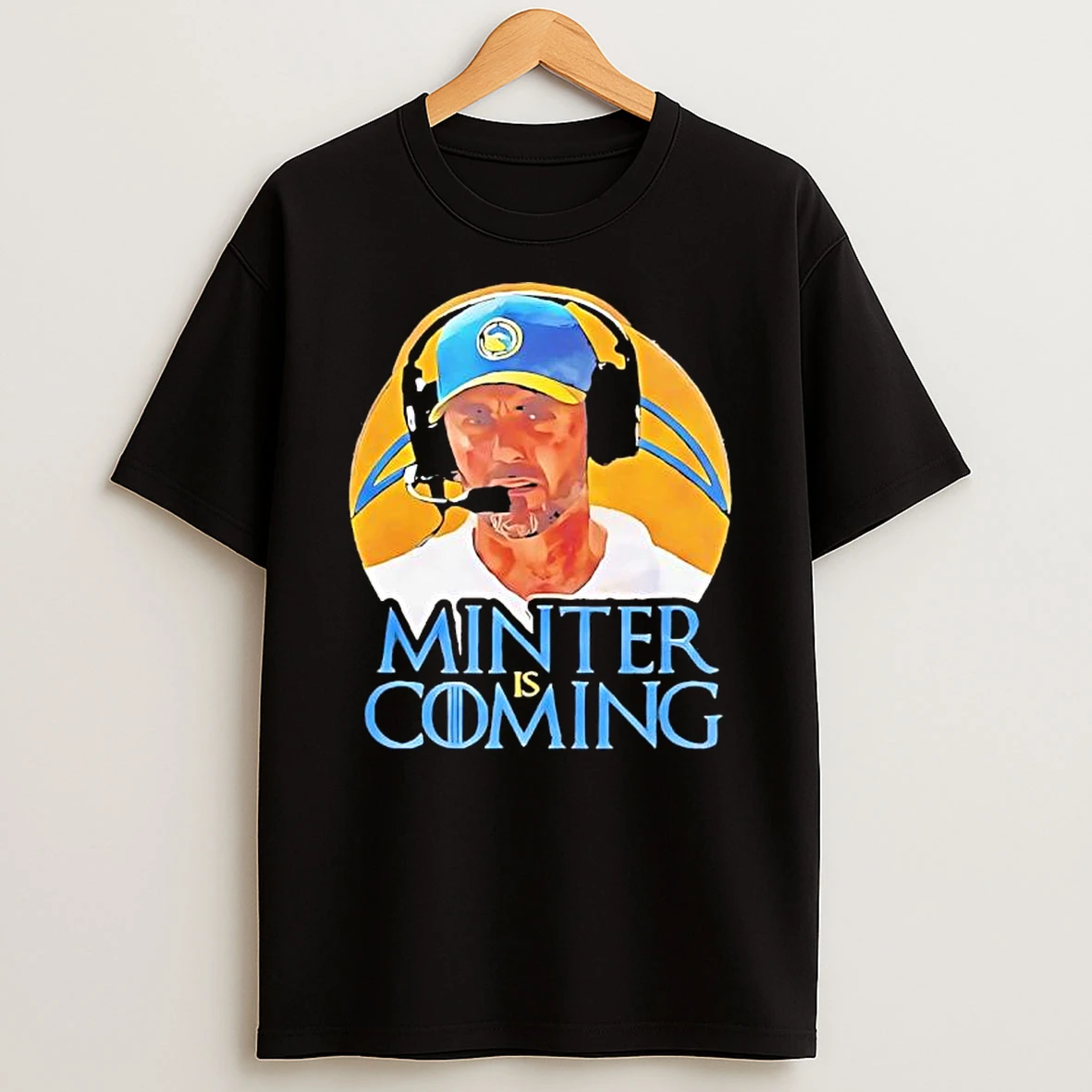 Minter Is Coming Jesse Minter Los Angeles Chargers T Shirt