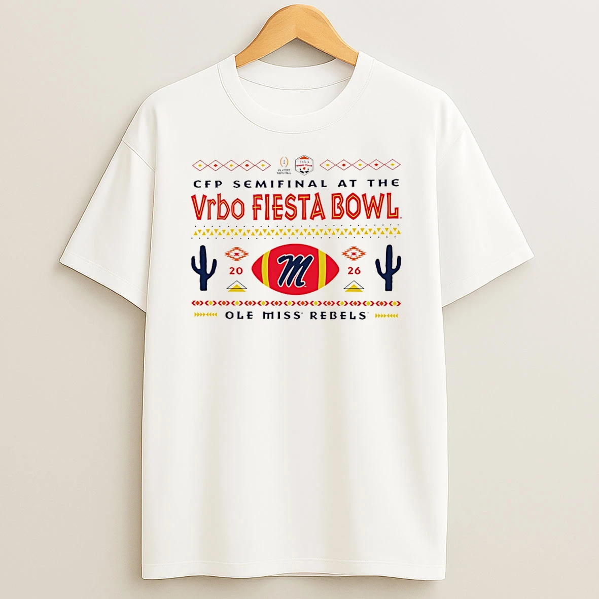Mississippi Rebels Cfp Semifinal At The Fiesta Bowl 2026 T Shirt