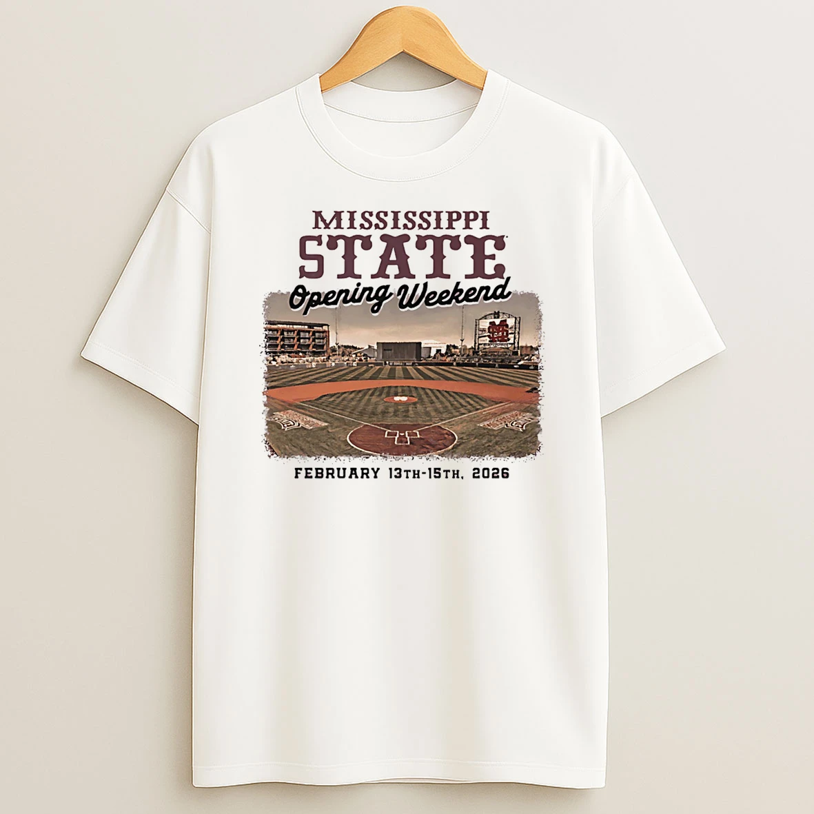 Mississippi State Opening Weekend 2026 Stadium T Shirt