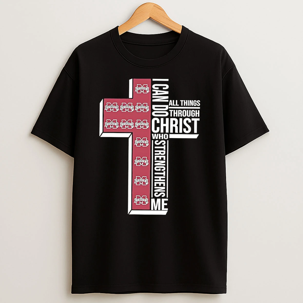 Mississippi State Womens Basketball I Can All Things Do Through Christ Who Strengthens Me T Shirt