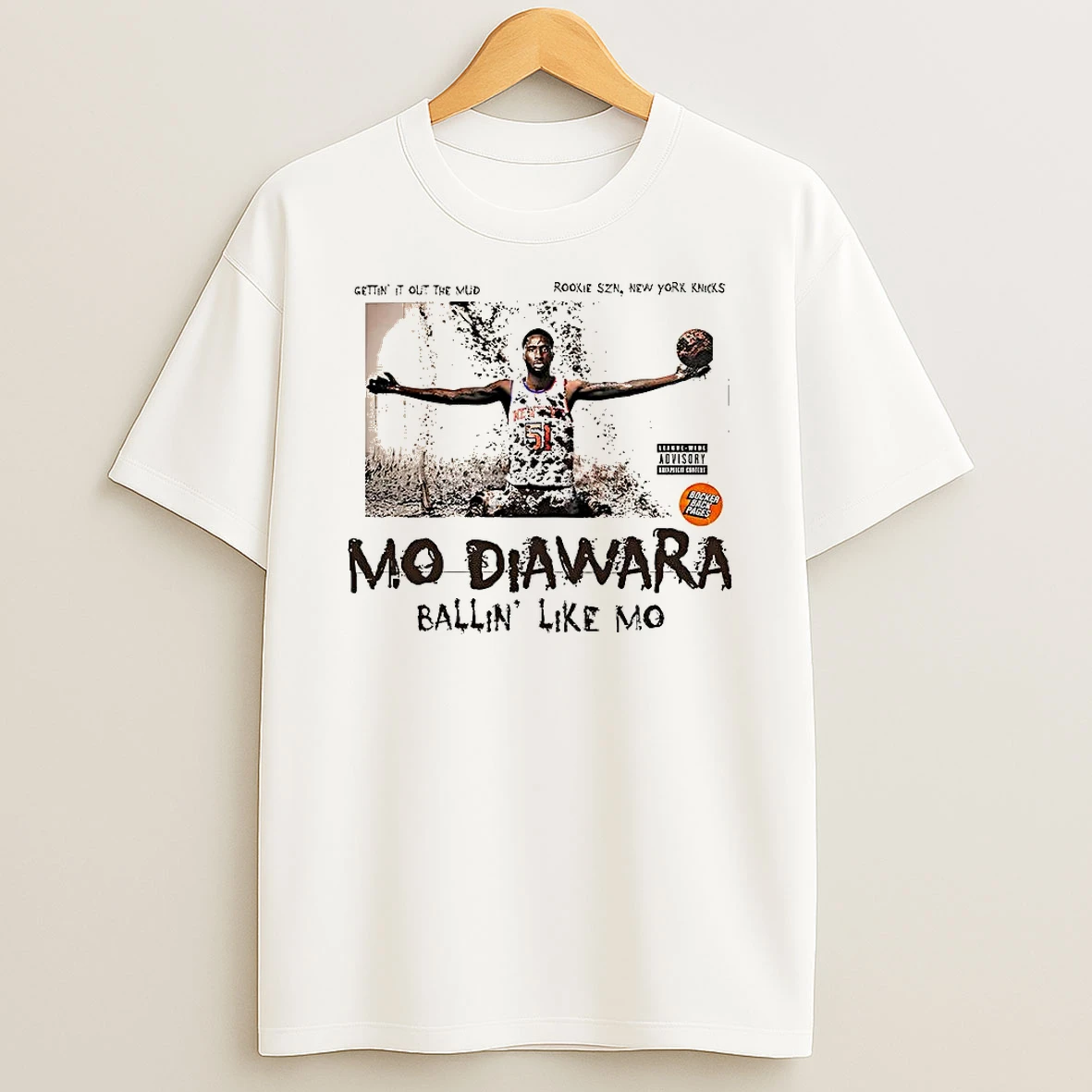 Mo Diawara New York Knicks Nba Ballin Like Mo Got It Out The Mud T Shirt