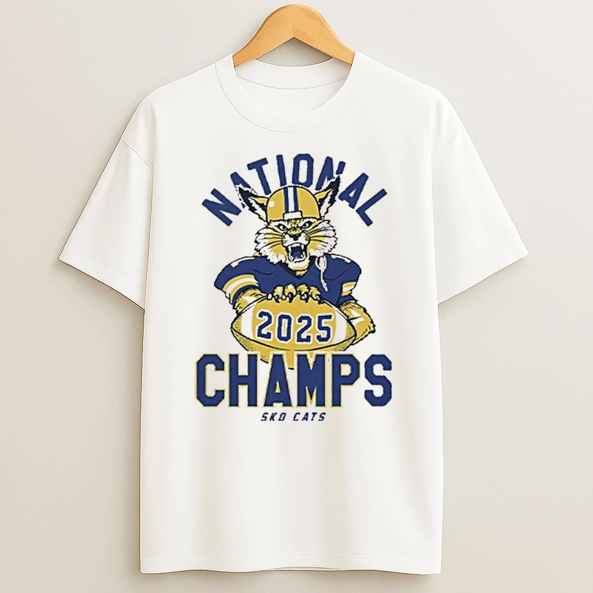 Mo National Montana State Bobcats 2025 Champs Sko Cats T Shirt