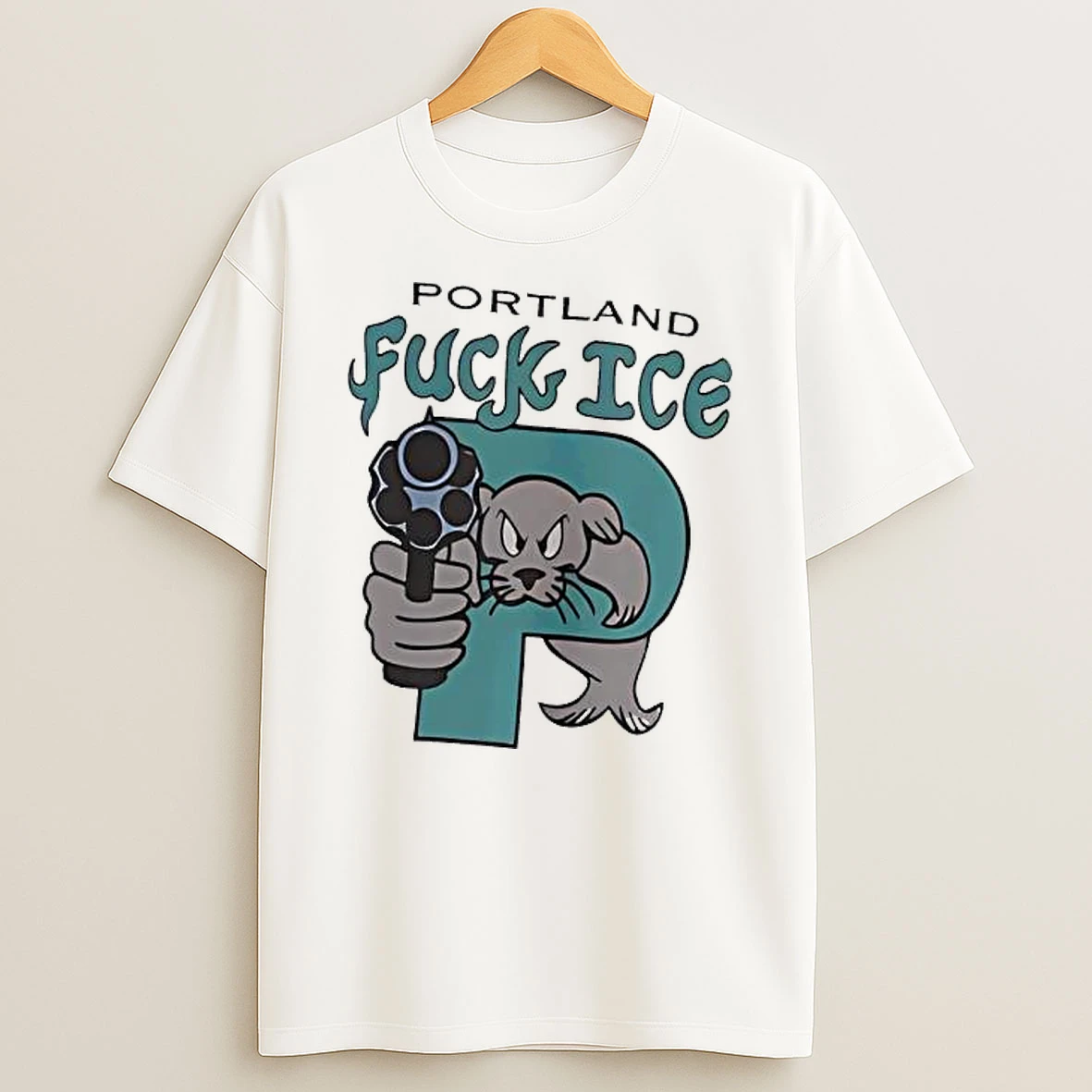 Mocean Skateboards Portland Fuck Ice Graphic T Shirt