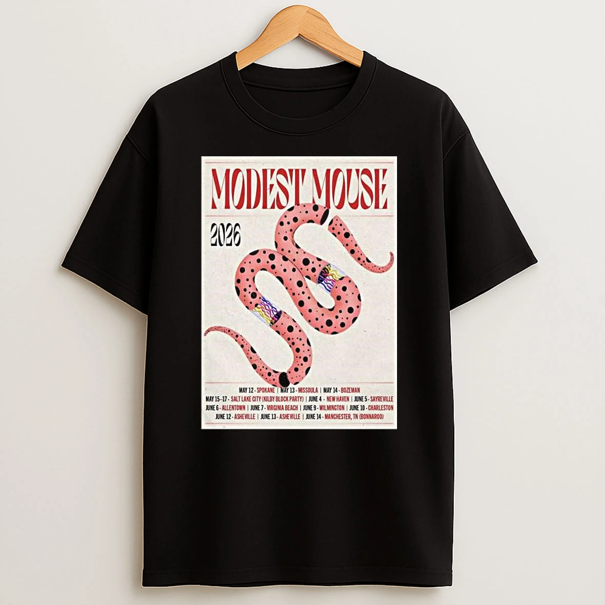 Modest Mouse On Tour 2026 T Shirt