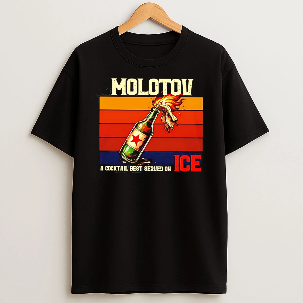 Molotov A Cocktail Best Served On Ice T Shirt