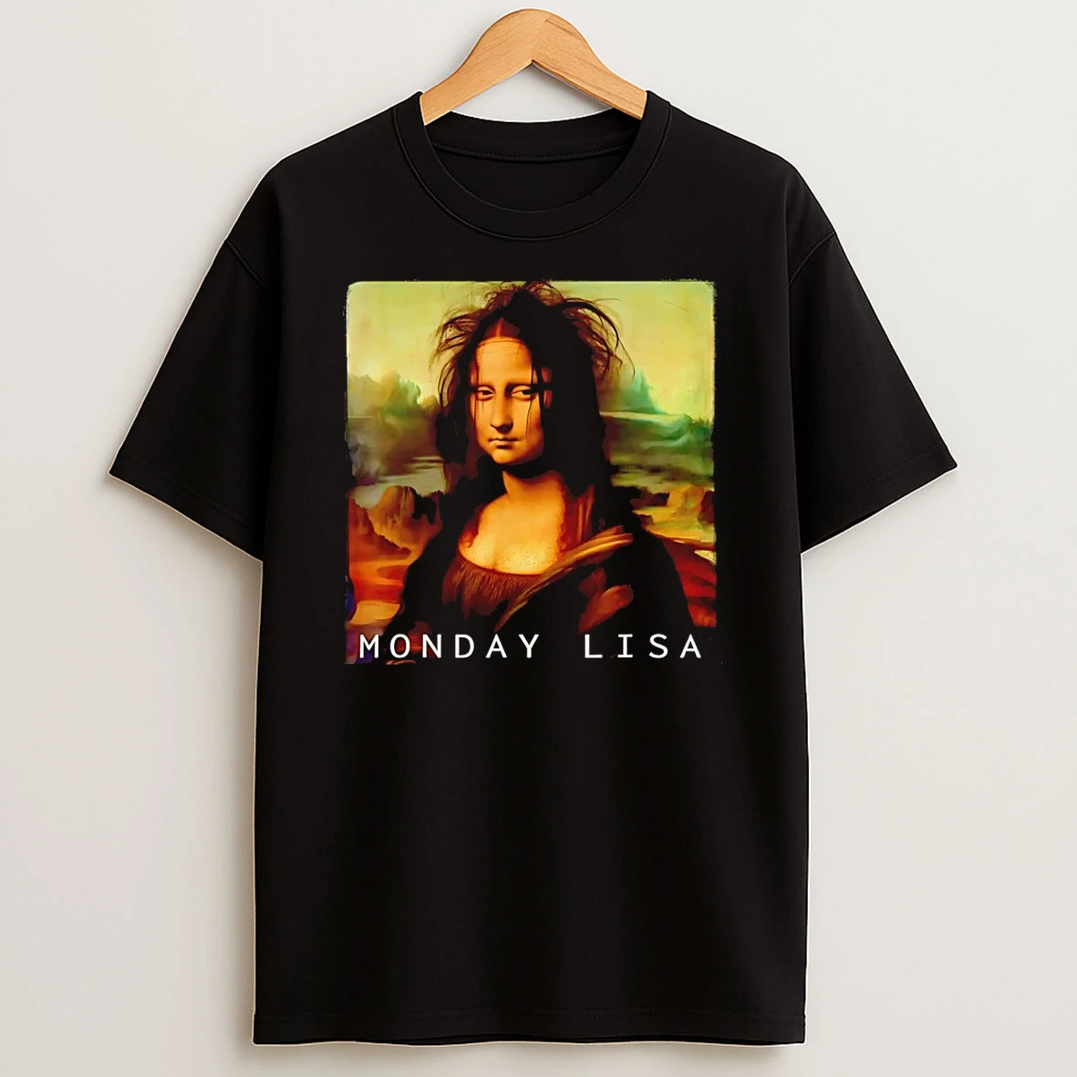 Monday Lisa Mona Lisa Funny T Shirt