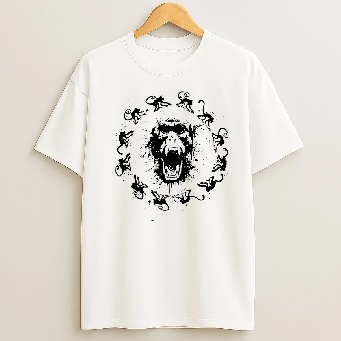 Monkey Fever Circle T Shirt