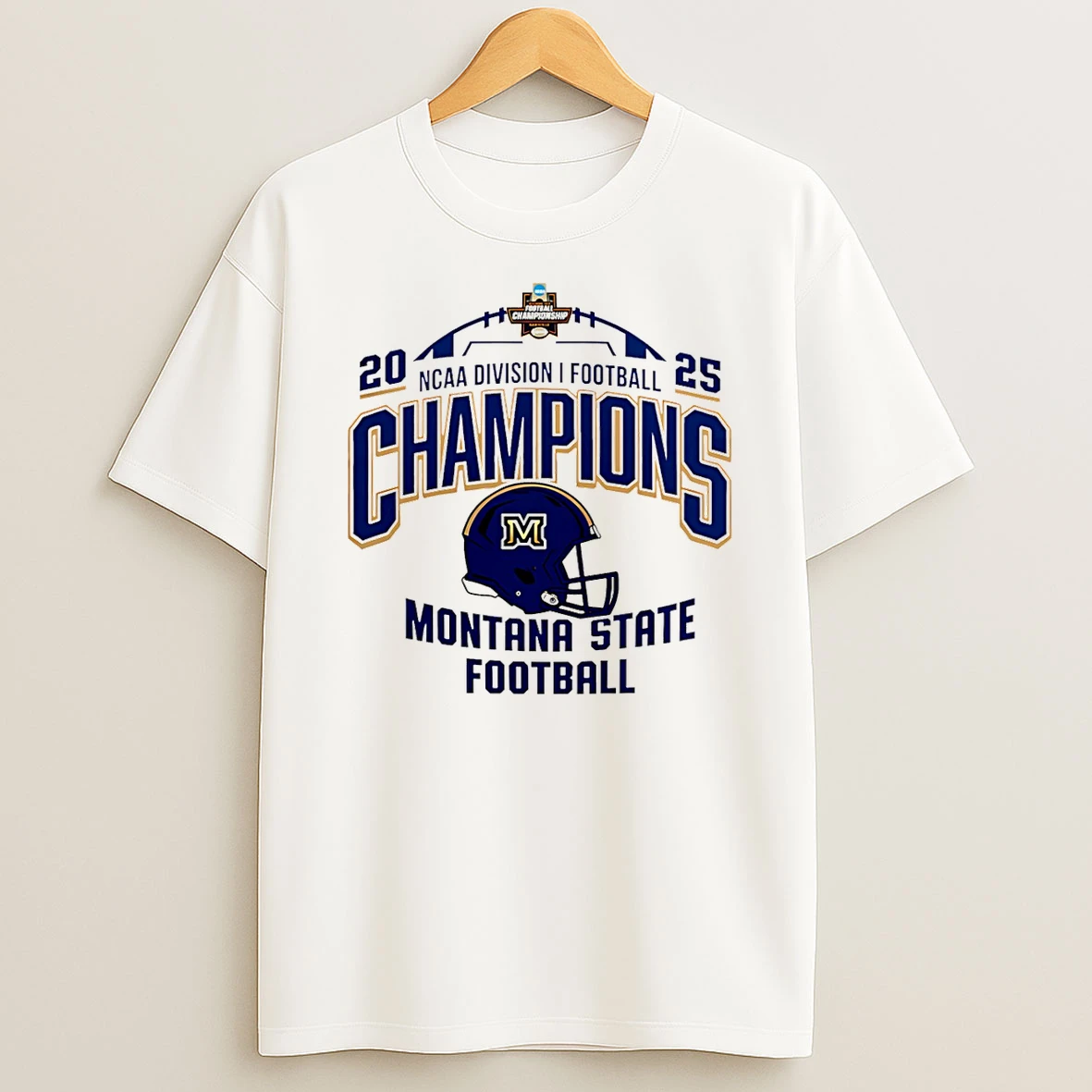 Monrana State Football Ncaa Fcs Football Champions 2025 T Shirt