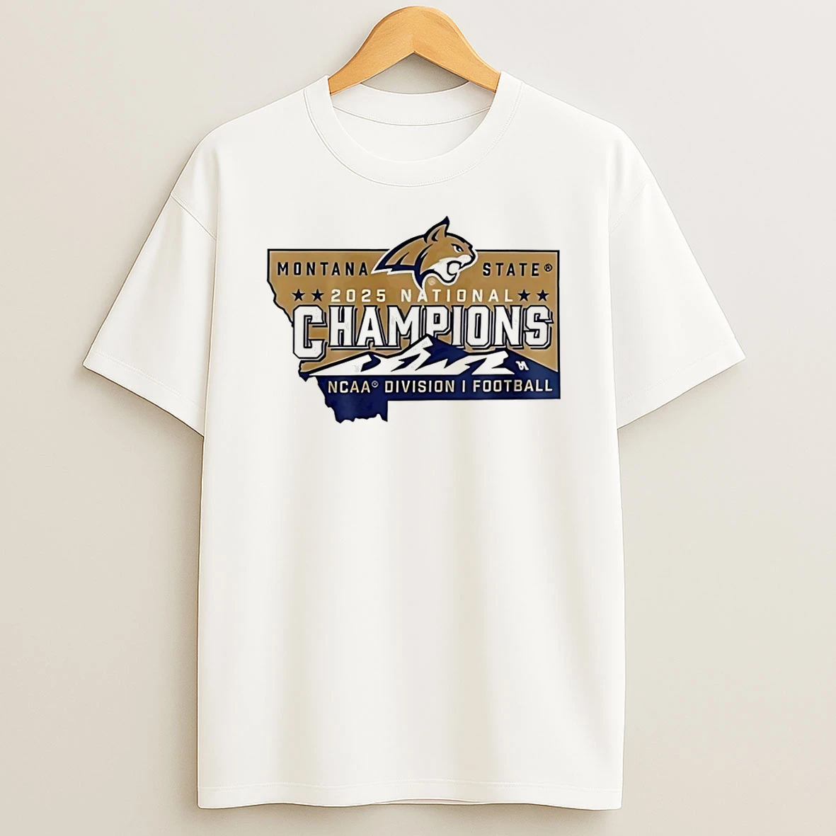 Montana State 2025 Division I Football National Champions T Shirt