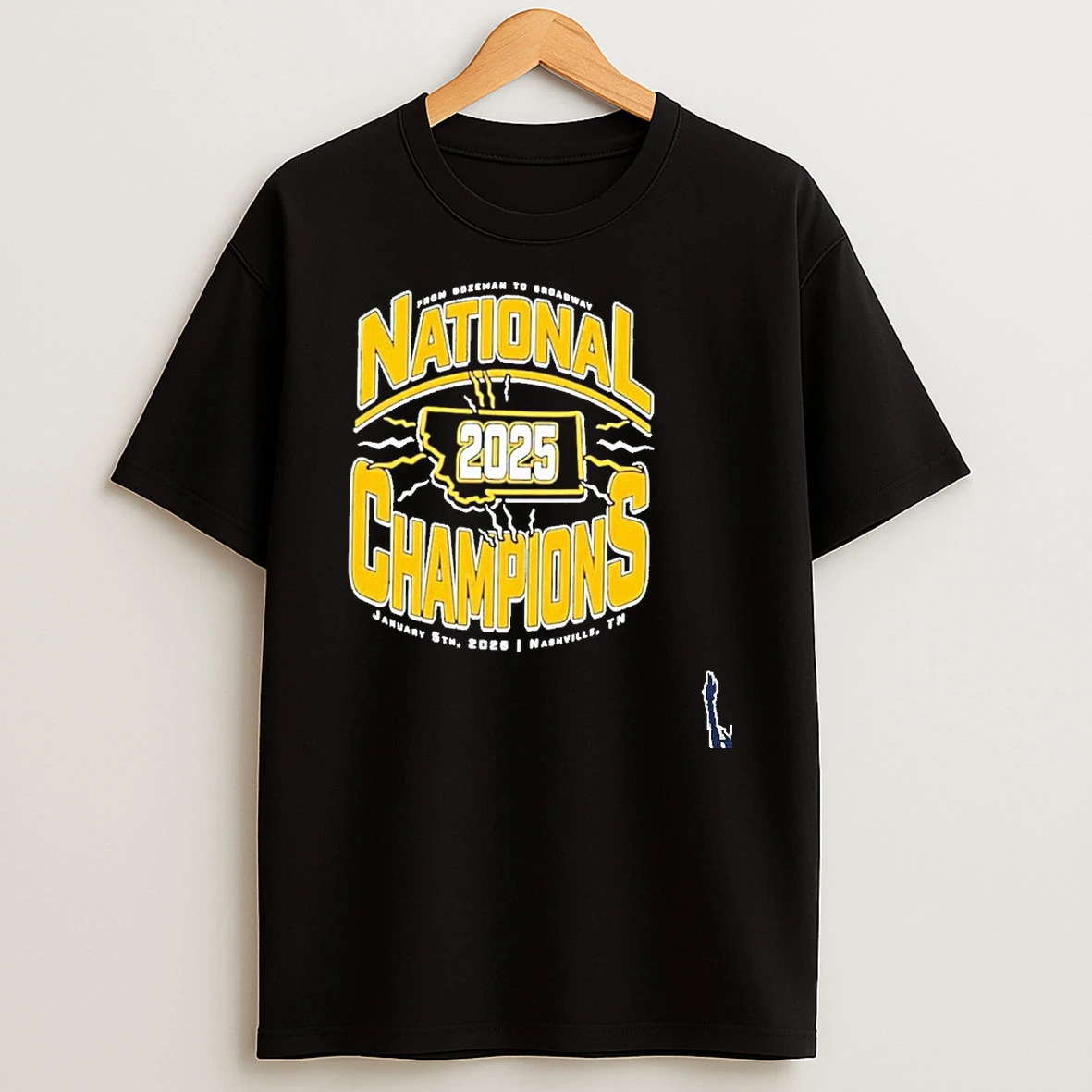 Montana State Bobcats 2025 National Champions January 5th T Shirt