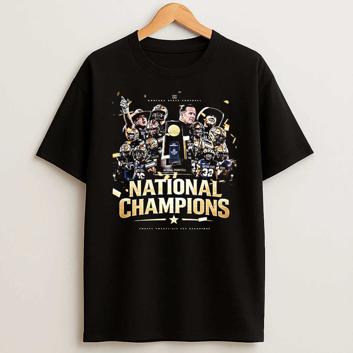 Montana State Bobcats 2025 National Champions T Shirt