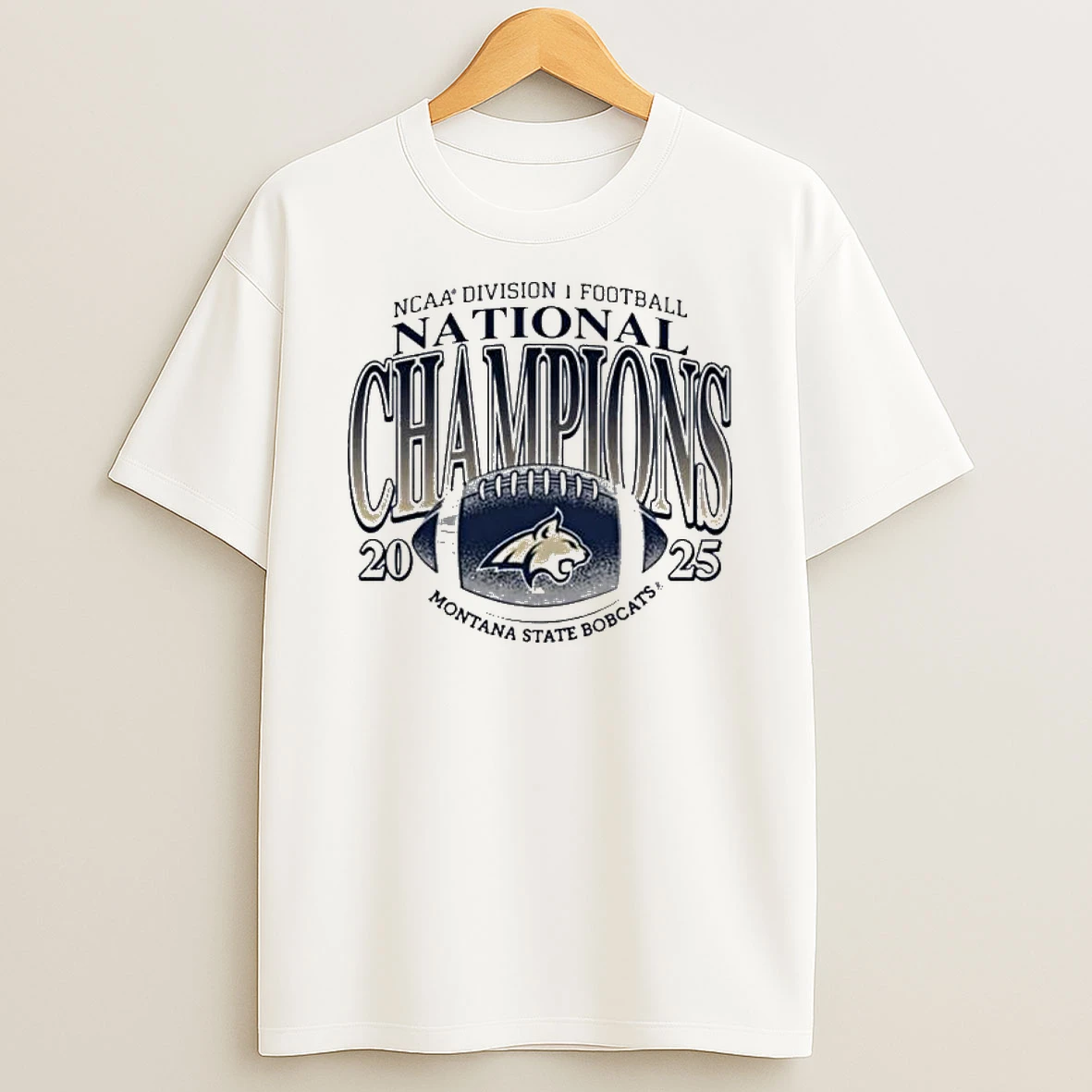 Montana State Bobcats Football 2025 Fcs National Champions T Shirt