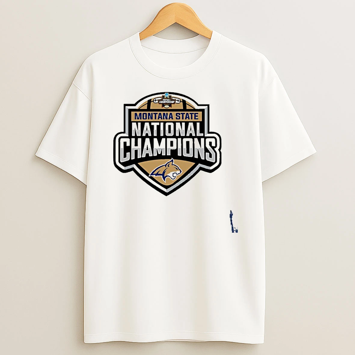 Montana State Bobcats Ncaa Di Football National Champions Logo T Shirt