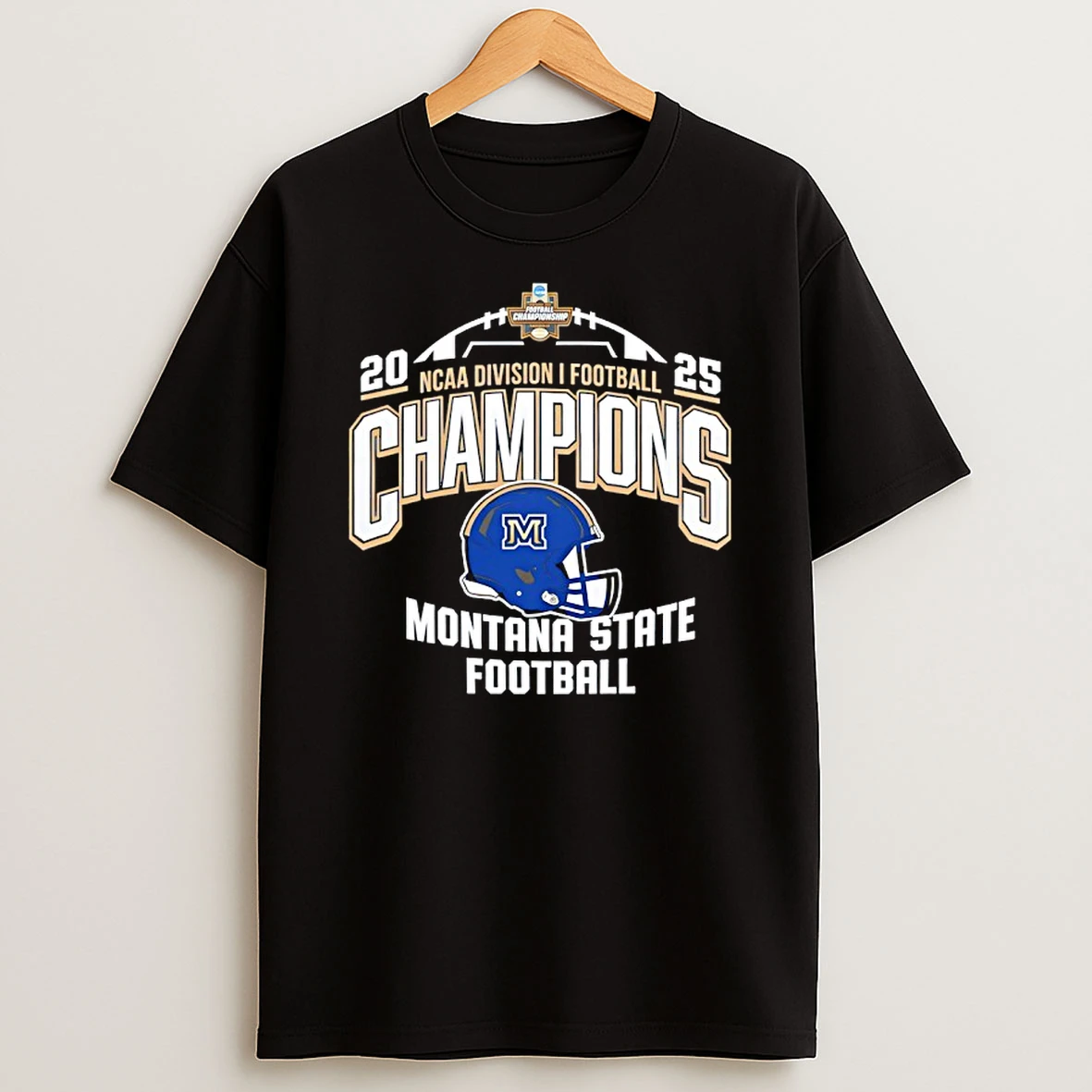 Montana State Bobcats Ncaa Division I Football Champions 2025 T Shirt