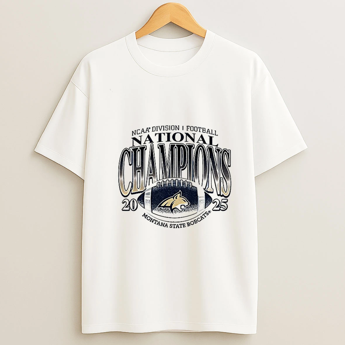 Montana State Bobcats National Champions 2025 Ncaa Division I Football T Shirt