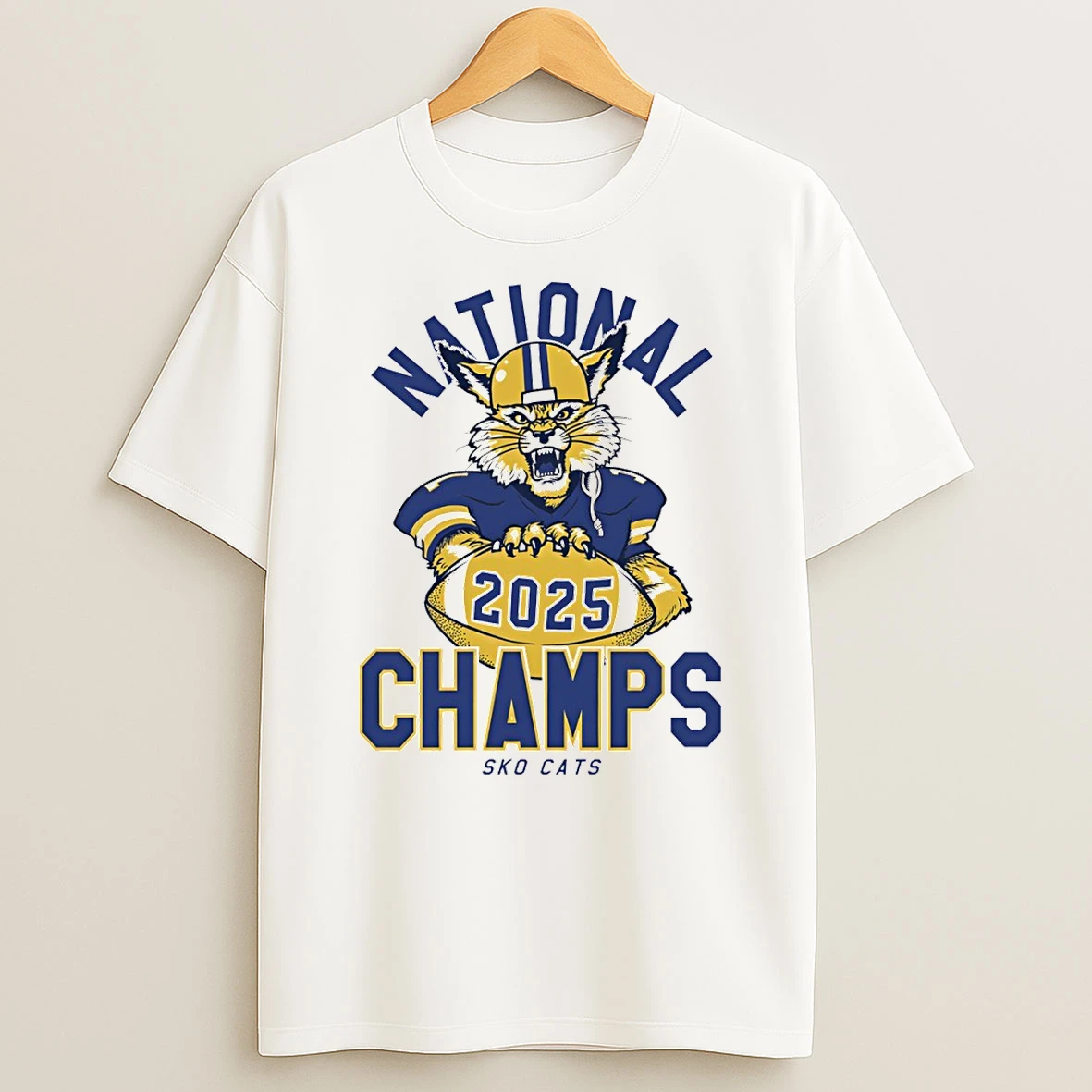 Montana State Bobcats National Champs 2025 Ncaa Division I Football T Shirt