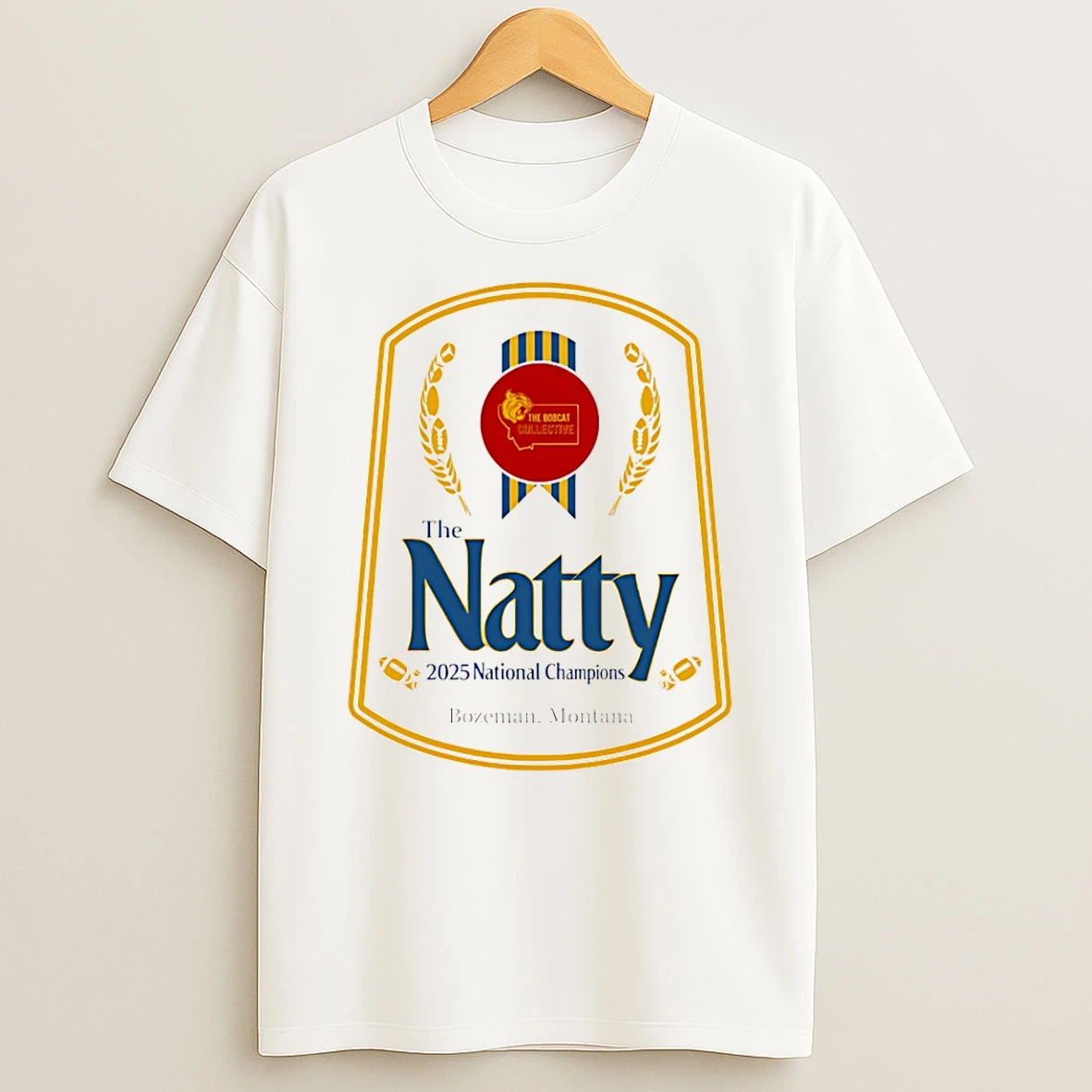 Montana State Bobcats The Natty 2025 National Champions T Shirt