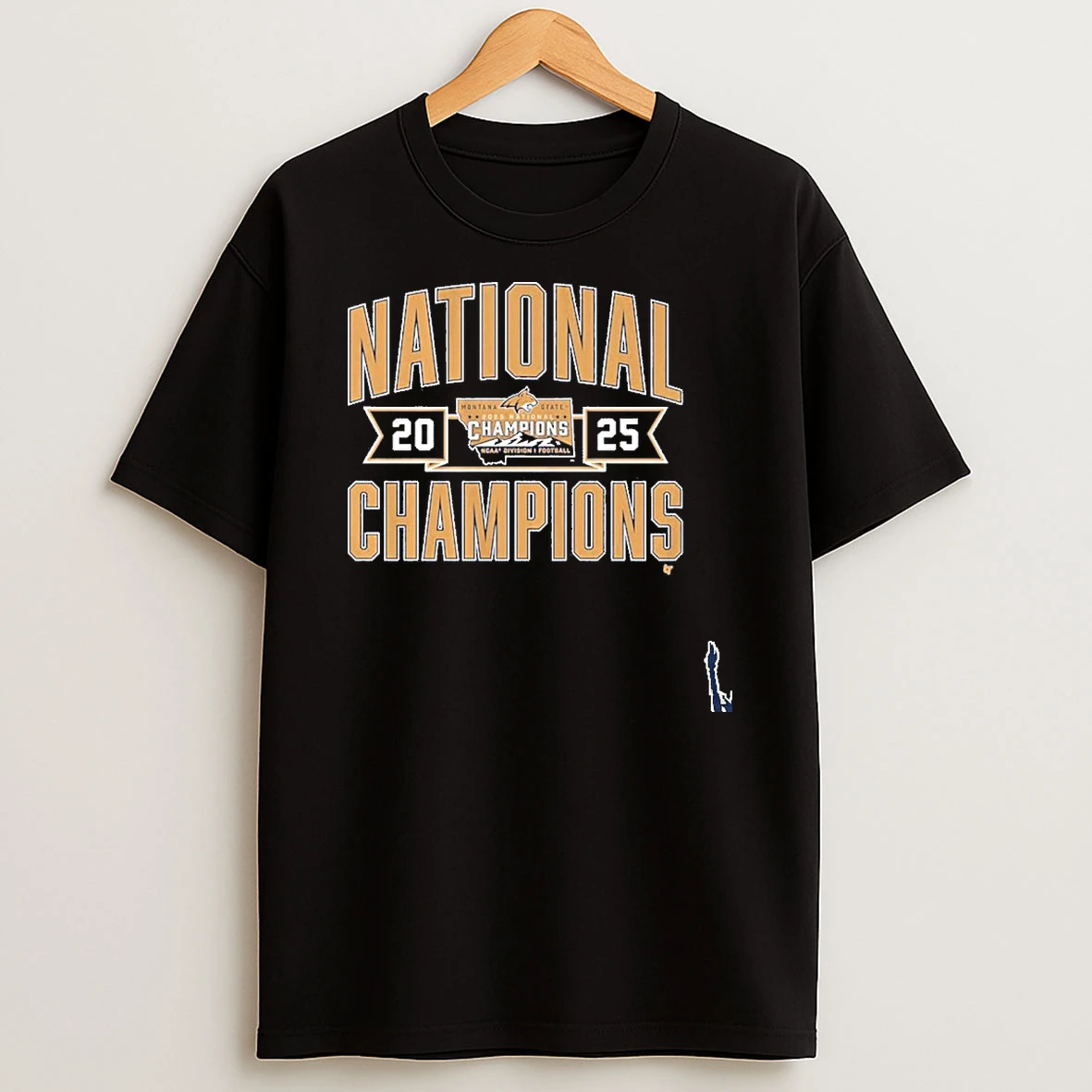 Montana State Football 2025 Fcs Champions T Shirt