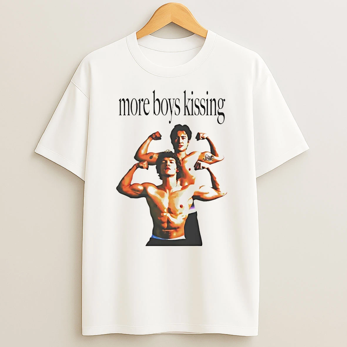 More Boys Kissing Heated Rivalry Couple T Shirt