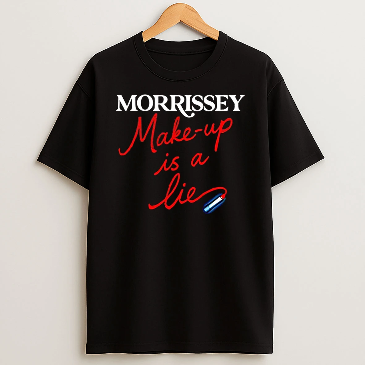 Morrissey Make Up Is A Lie T Shirt