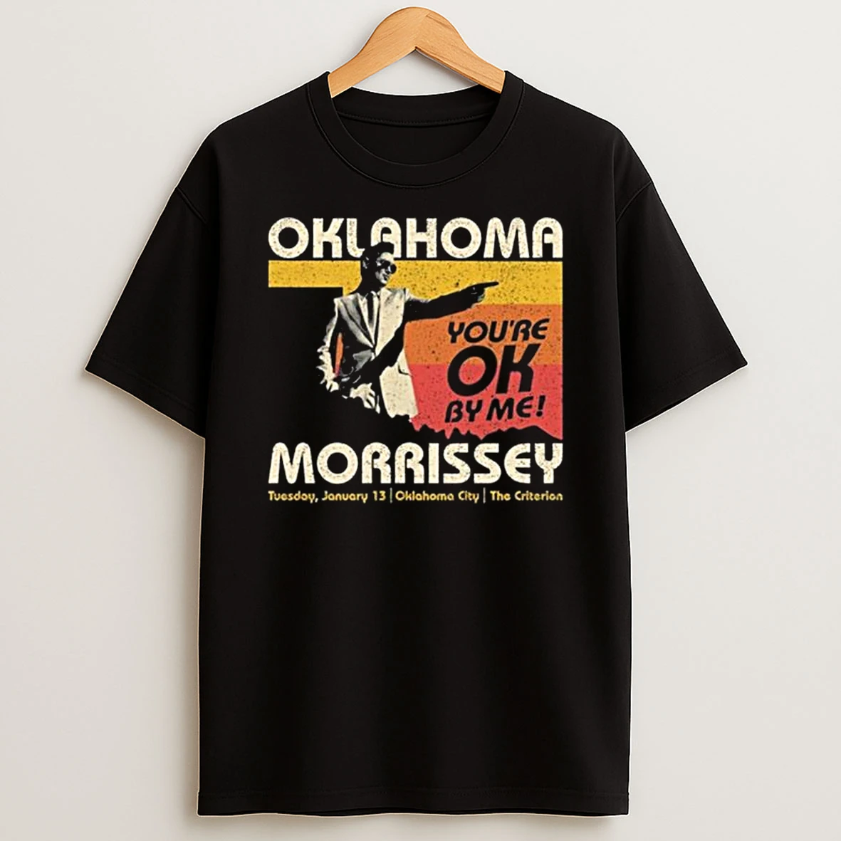 Morrissey The Criterion Oklahoma City Ok Jan 13 2026 T Shirt