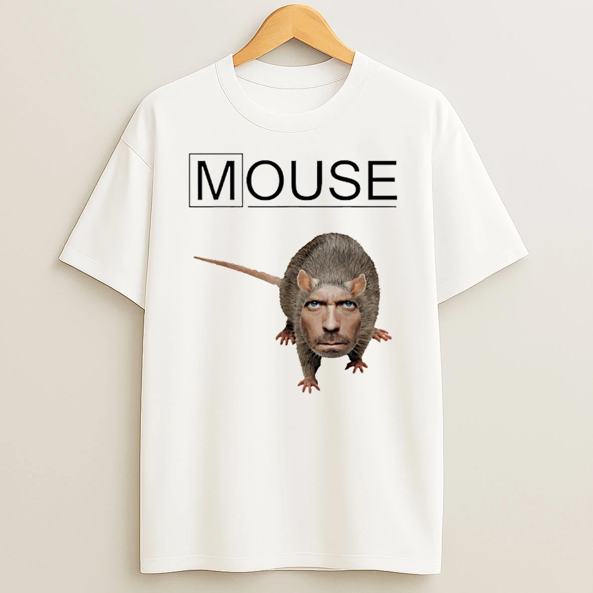 Mouse Md Parody Cursed Hugh Laurie Mouse T Shirt