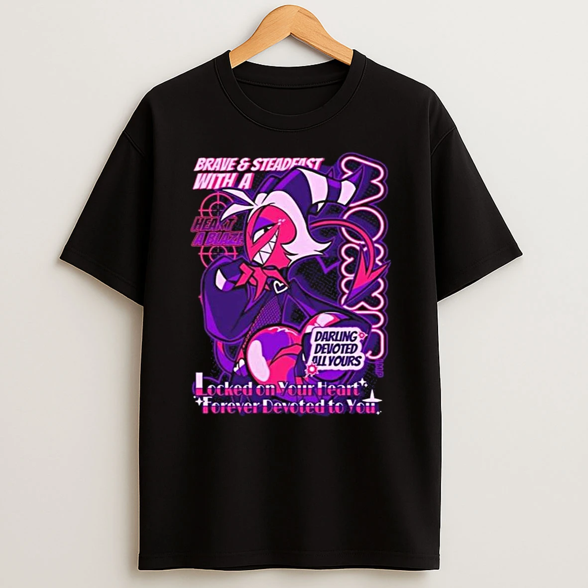 Moxxie From Helluva Boss With Love T Shirt