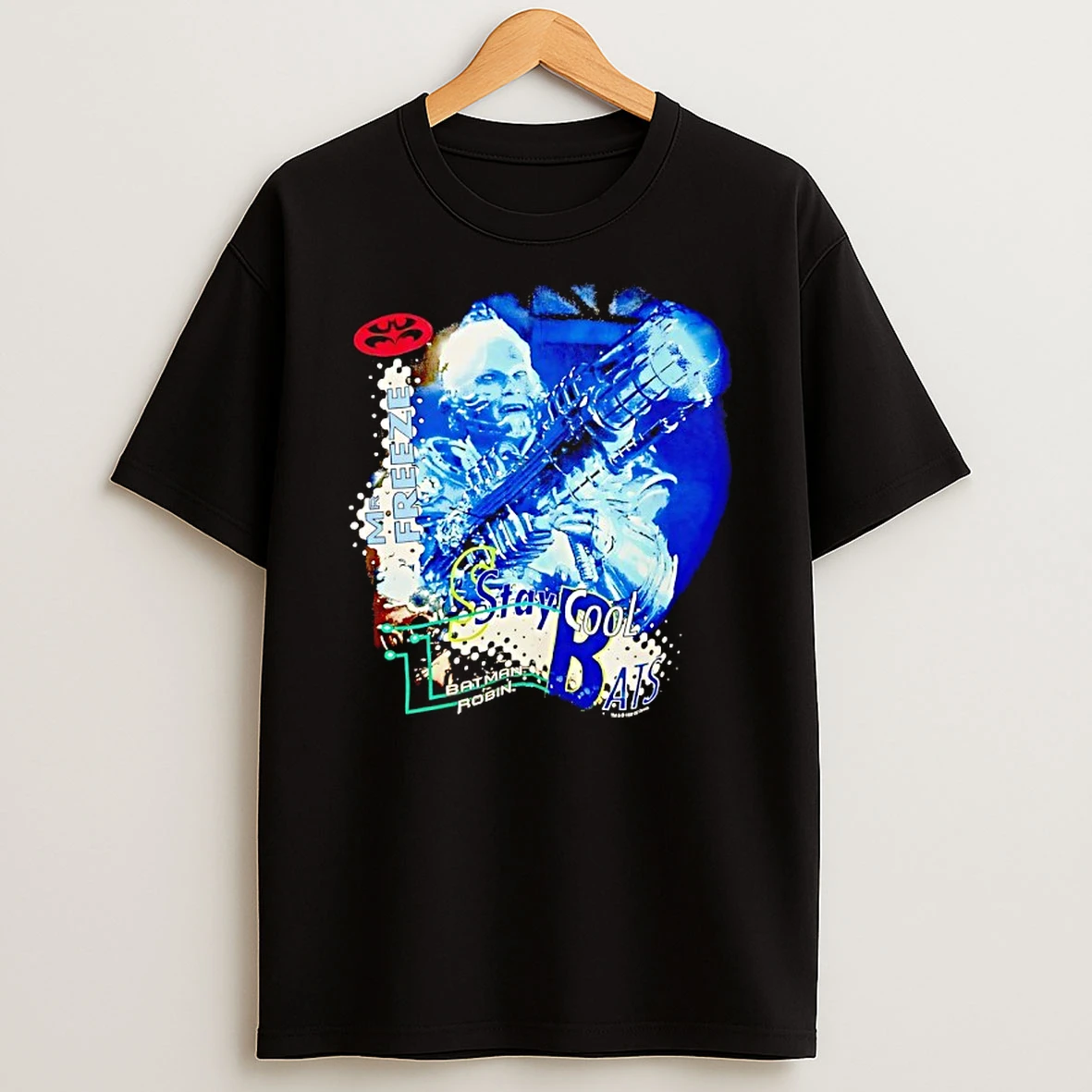Mr Freeze Batman And Robin Stay Cool Bats T Shirt