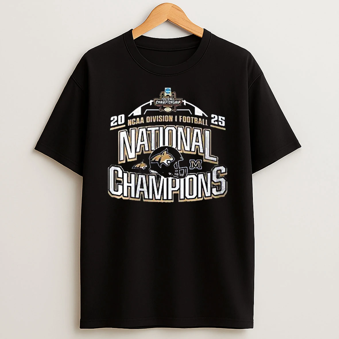 Msu Bobcats 2025 Ncaa Football National Champions T Shirt
