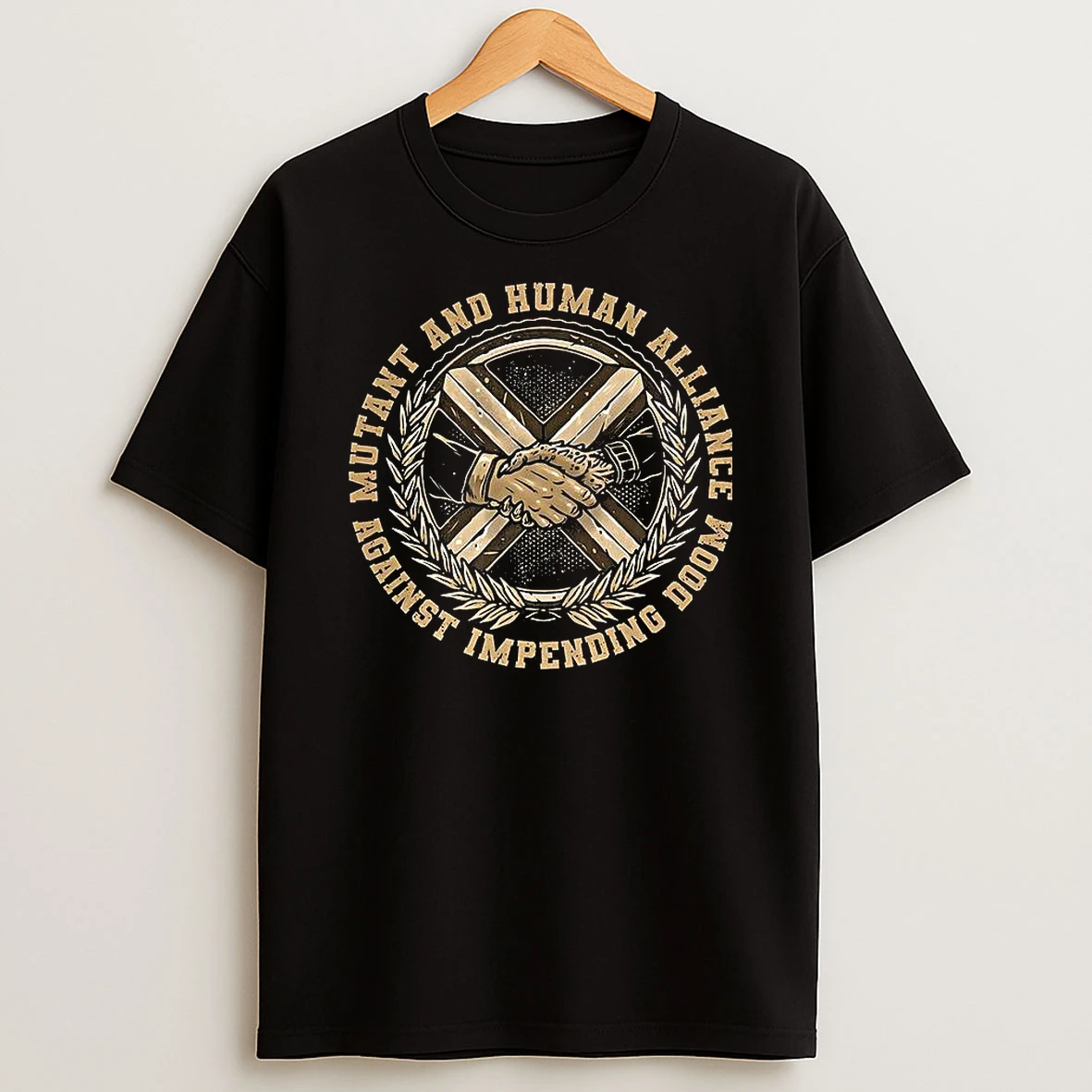 Mutant And Human Alliance Against Impending Doom Logo T Shirt