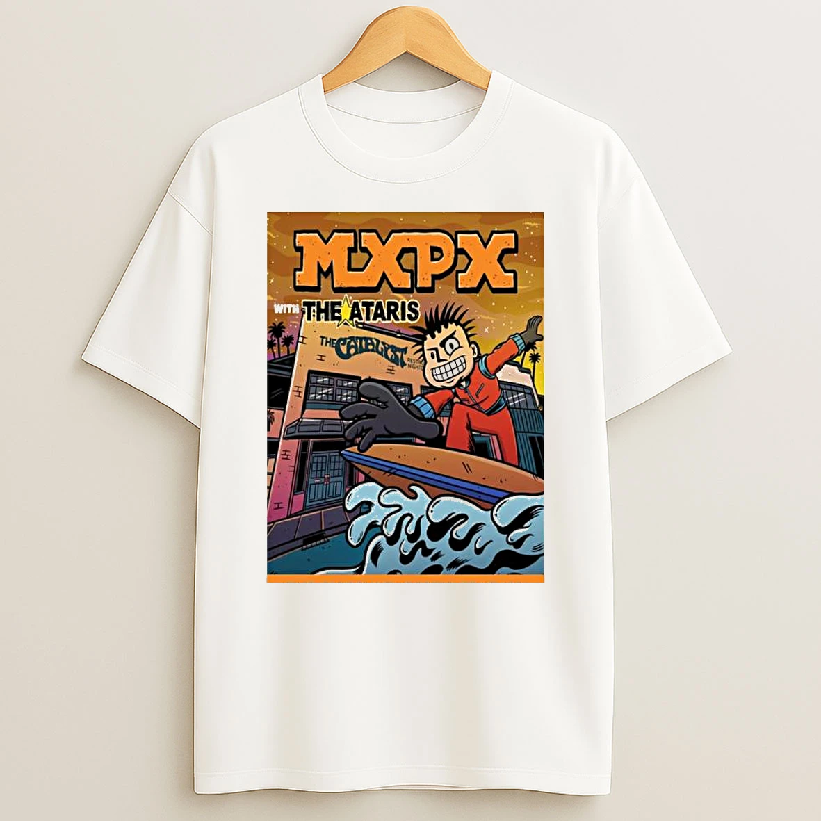 Mxpx The Catalyst Santa Cruz Ca January 23 2026 T Shirt