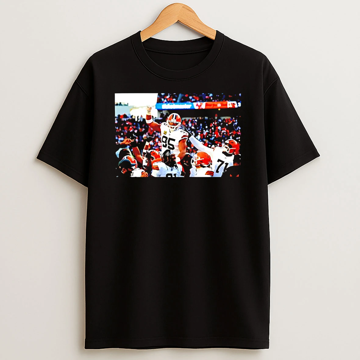 Myles Garrett Cleveland Browns Nfl Sacks Record Celebration T Shirt