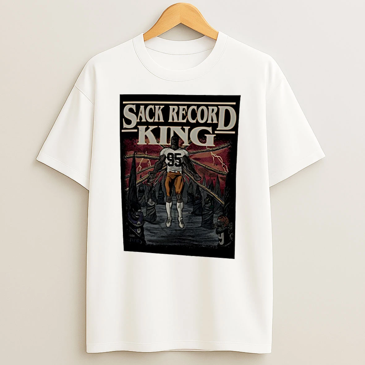 Myles Garrett Cleveland Browns Sack Record King T Shirt
