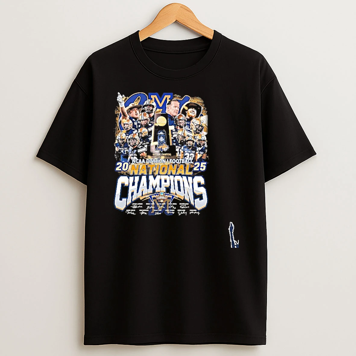 Ncaa Di Football National Champions Montana State Bobcats Team T Shirt