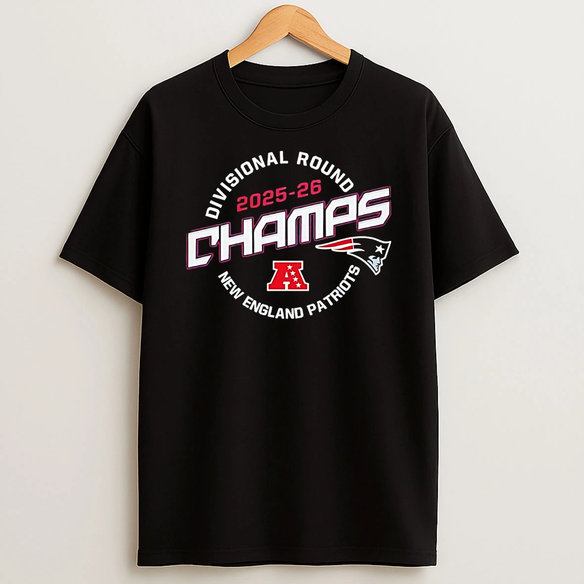 Ne Patriots Champs Divisional Round 2025 26 T Shirt
