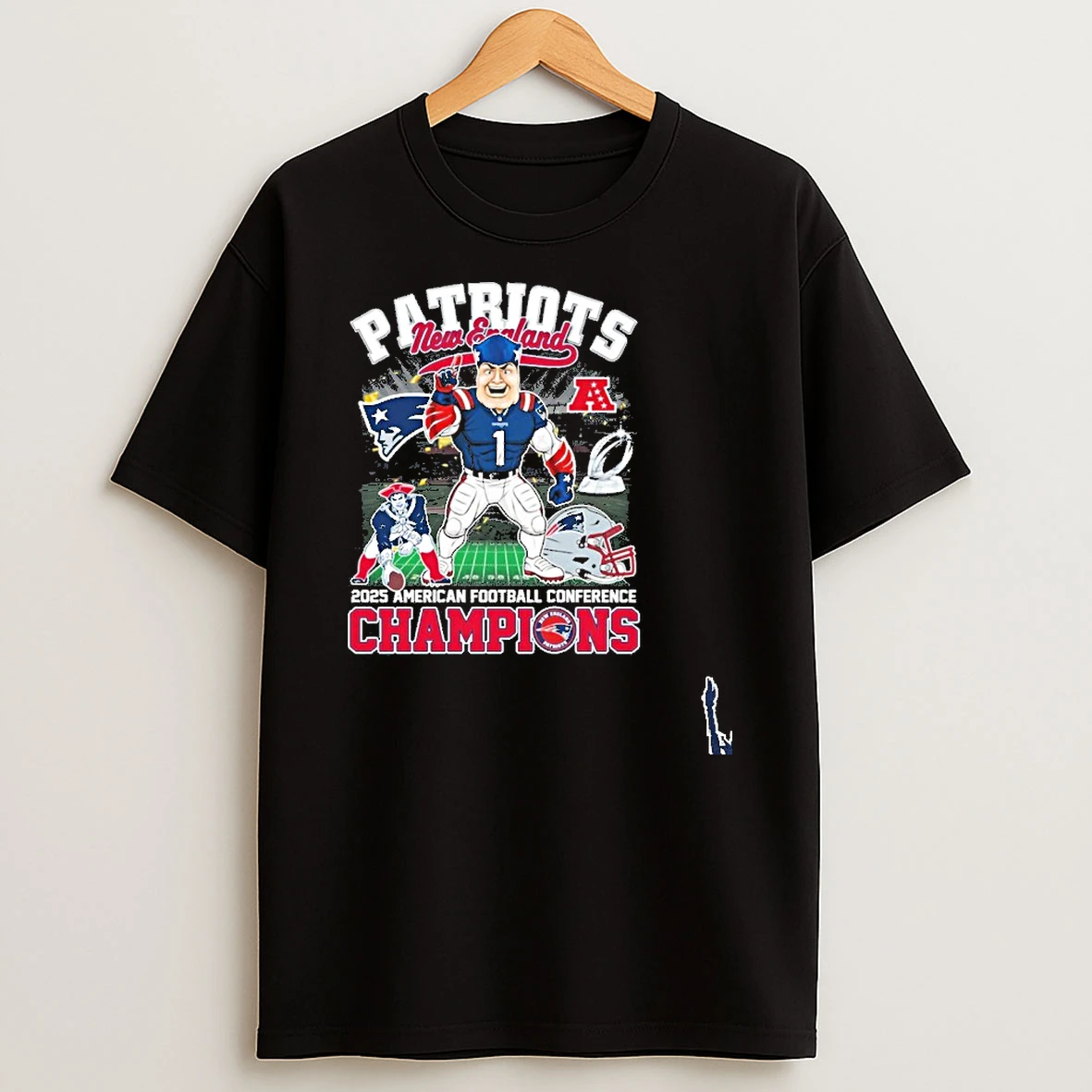 Ne Patriots Mascot Afc Conference Champions T Shirt