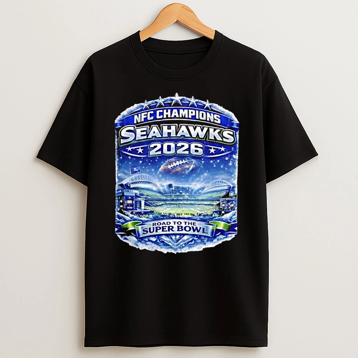 Nfc Champions Seahawks 2026 Road To The Super Bowl T Shirt