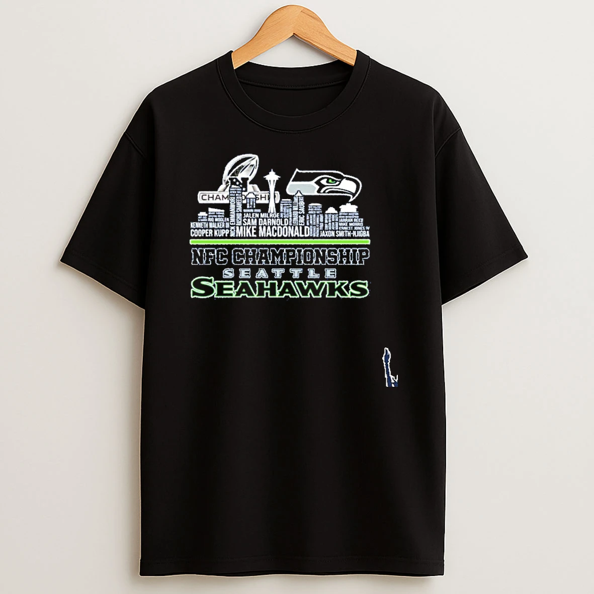 Nfc Championship Seattle Seahawks Typo City T Shirt