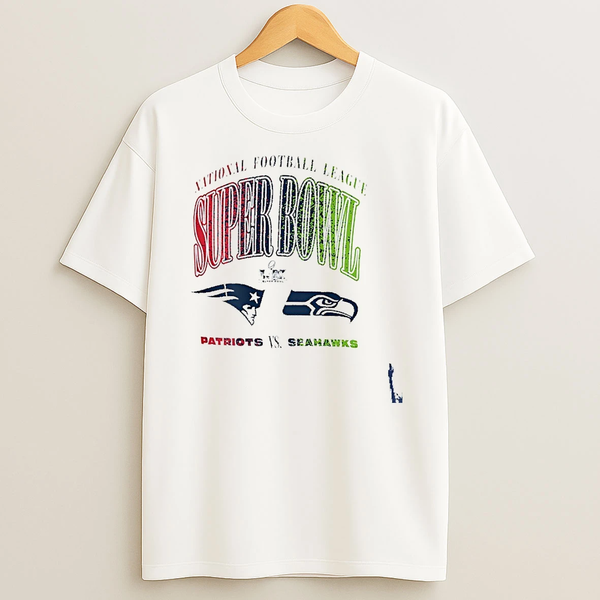 Nfl Super Bowl Lx Matchup New England Patriots Vs Seattle Seahawks T Shirt
