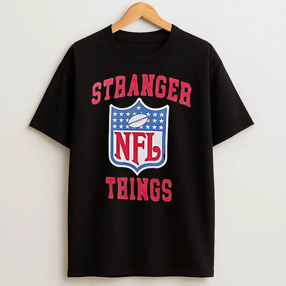 Nfl X Stranger Things Logo T Shirt