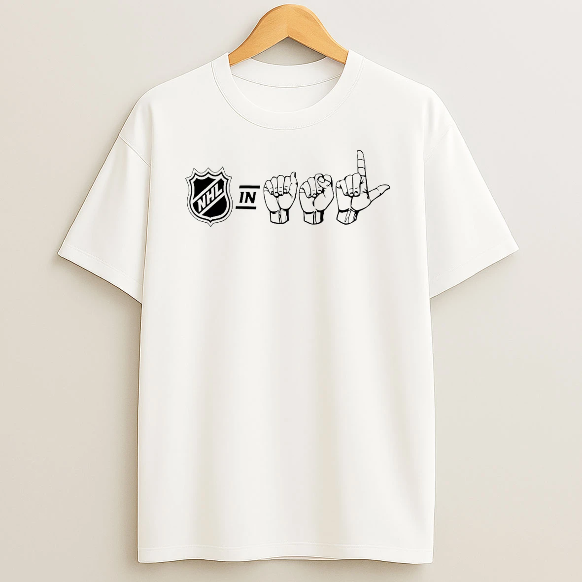 Nhl Starter Asl Hand Sign T Shirt