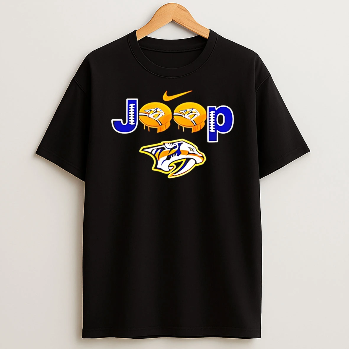 Nashville Predators Jeep Go Predators Hockey T Shirt