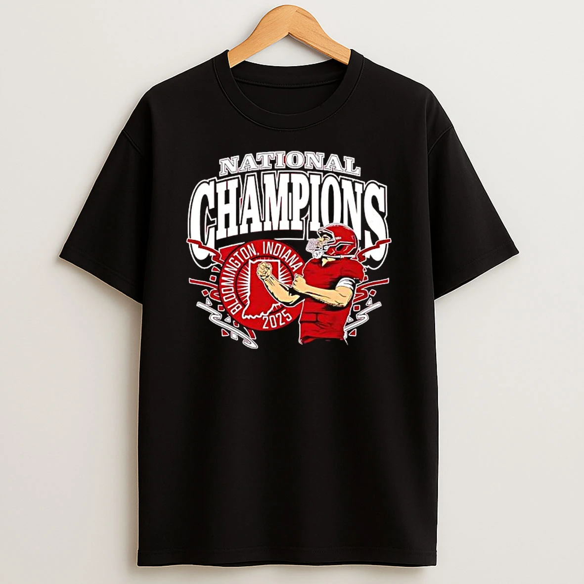 National Champions Indiana Hoosiers 2025 Bloomington Indiana Graphic T Shirt