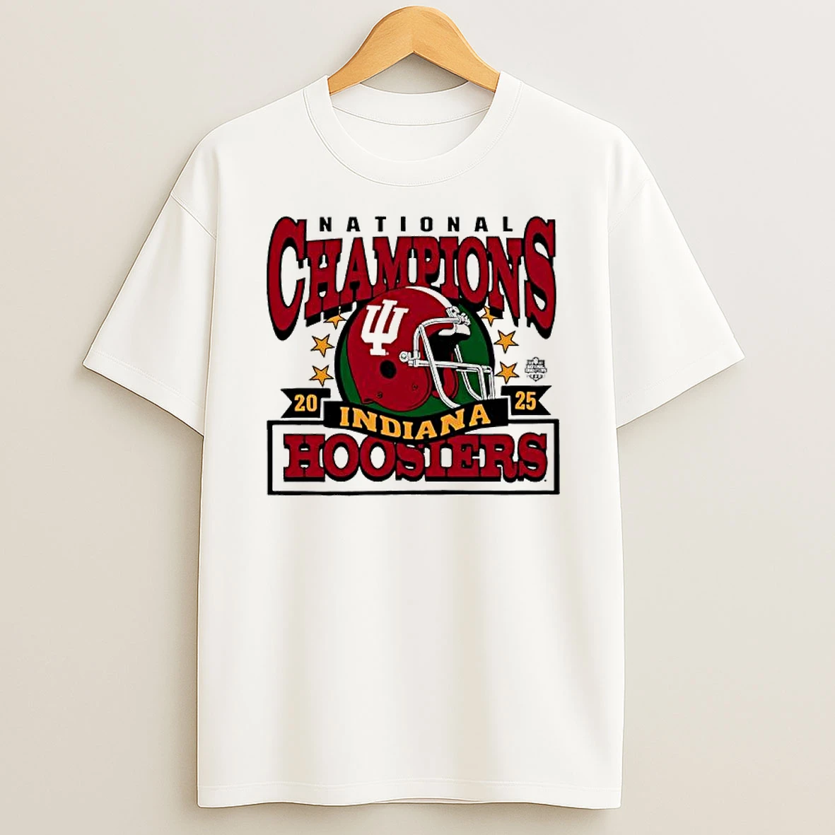 National Champions Indiana Hoosiers 2025 Gameday Helmet T Shirt