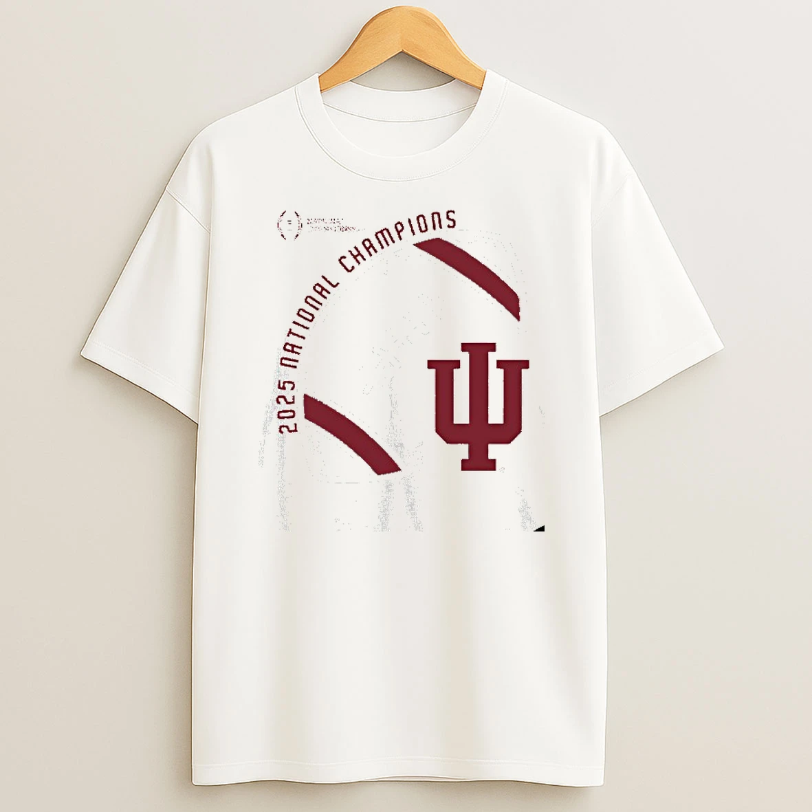National Champs Indiana Hoosiers 2025 Cfp Ball Logo T Shirt