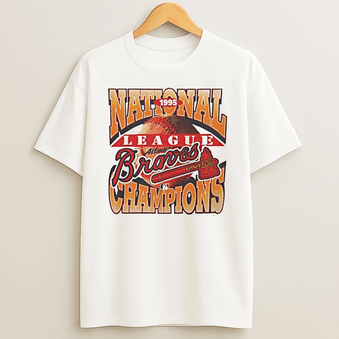 National League Champions Atlanta Braves 1995 T Shirt