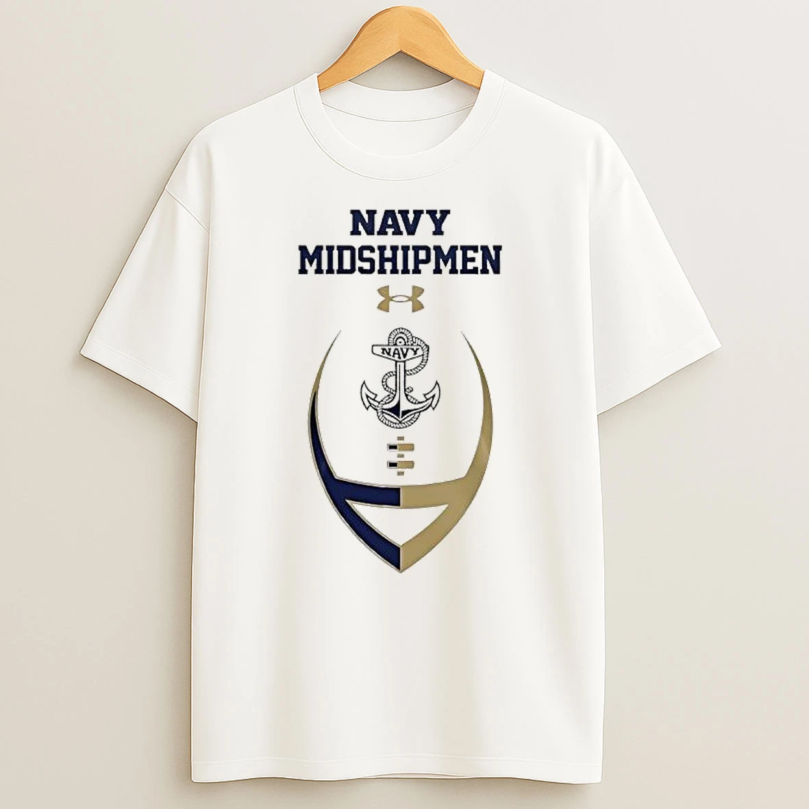 Navy Midshipmen Game Logo T Shirt